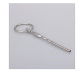 Love In Leather Urethral Plug With Ring Default Title Urethral Sounds
